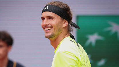 Alexander Zverev hatte am Dienstag in Paris gut lachen