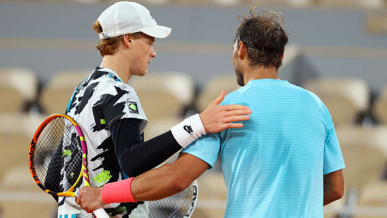 In Paris gab es für Jannik Sinner gegen Rafael Nadal nichts zu holen