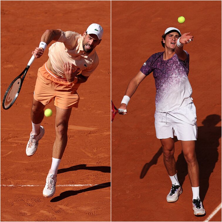 Novak Djokovic trifft auf Joao Fonseca Novak Djokovic trifft auf Joao Fonseca