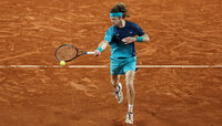 Andrey Rublev gewann in drei Sätzen Andrey Rublev gewann in drei Sätzen