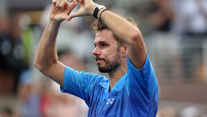 Stan Wawrinka hat am Montag noch einmal ein paar Herzen erobert