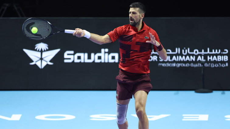 Wie im Vorjahr ist Novak Djokovic auch bei der diesjährigen Ausgabe des Six Kings Slam bereits fix für das Halbfinale gesetzt. Getty Images