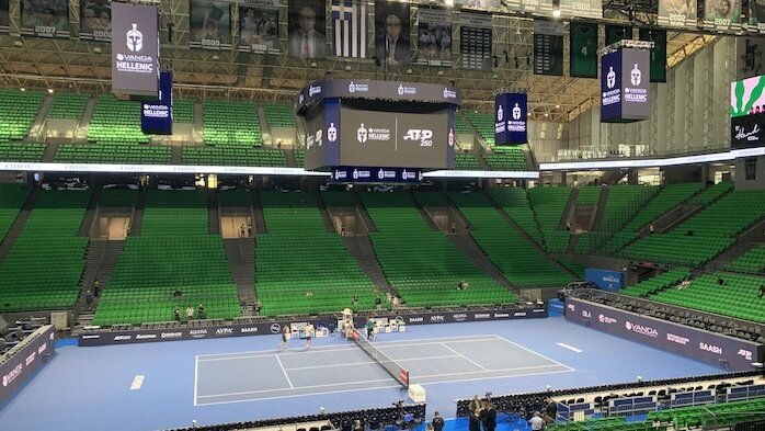 Im Telekom Center wird die Premiere der Hellenic Championship in Athen ausgetragen. Tennisnet/Privat