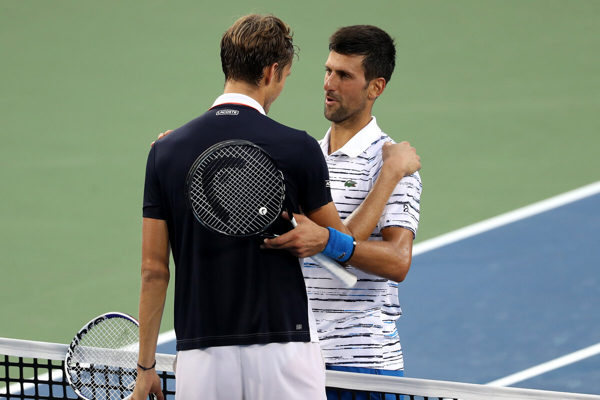 Novak Djokovic lobt Daniil Medvedev „Einer der besten Spieler der Welt“ · tennisnet