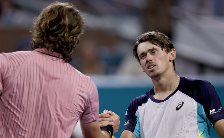 Stefanos Tsitsipas und Alex de Minaur duellieren sich in der ersten Runde in Washington.