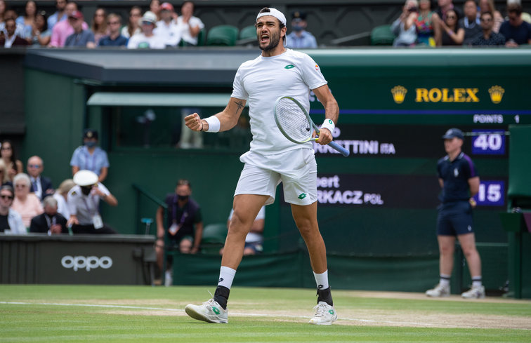 Matteo Berrettini reaches for his first Grand Slam title at Wimbledon