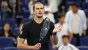 Nach Matches gegen Linkshänder darf sich Alexander Zverev in der Regel selbst beklatschen