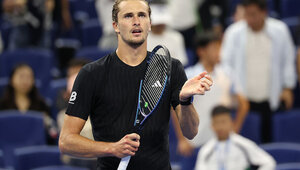 Nach Matches gegen Linkshänder darf sich Alexander Zverev in der Regel selbst beklatschen