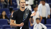 Nach Matches gegen Linkshänder darf sich Alexander Zverev in der Regel selbst beklatschen
