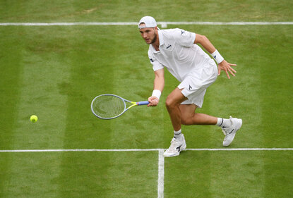 Jan-Lennard Struff steht in Runde zwei Jan-Lennard Struff steht in Runde zwei