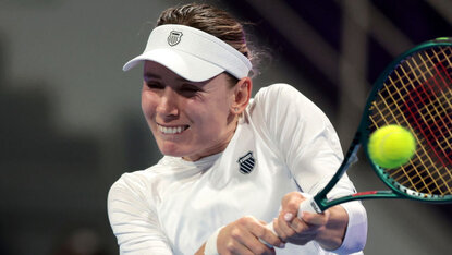 Ekaterina Alexandrova steht in Doha schon im Halbfinale Ekaterina Alexandrova steht in Doha schon im Halbfinale