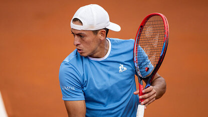 Sebastian Baez hat sich gegen Damir Dzumhur selbst aus dem Rhythmus gebracht