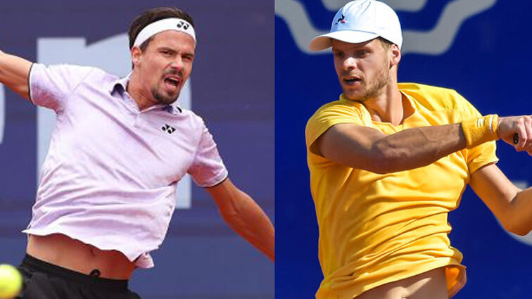 Daniel Altmaier und Yannick Hanfmann spielen heute gegeneinander einen Achtelfinal-Platz aus Daniel Altmaier und Yannick Hanfmann spielen heute gegeneinander einen Achtelfinal-Platz aus
