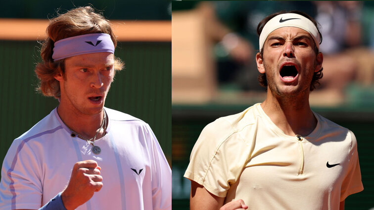 Andrey Rublev und Taylor Fritz treffen zum siebten Mal aufeinander Andrey Rublev und Taylor Fritz treffen zum siebten Mal aufeinander