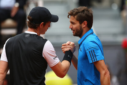 Gilles Simon hat gegen Andy Murray seinen Ruhestand vertagt