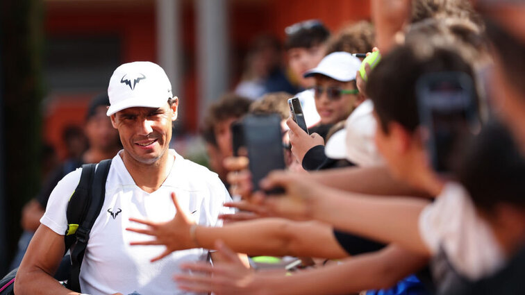 Rafael Nadal is already thrilling the crowds in Paris.