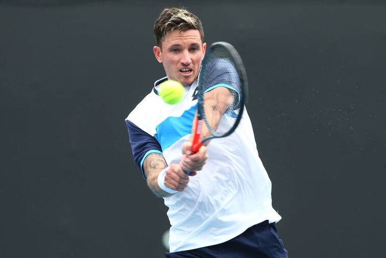 Dennis Novak at the Australian Open