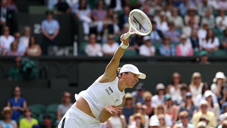 Iga Swiatek gwann im letzten Jahr den Titel in Wimbledon.
