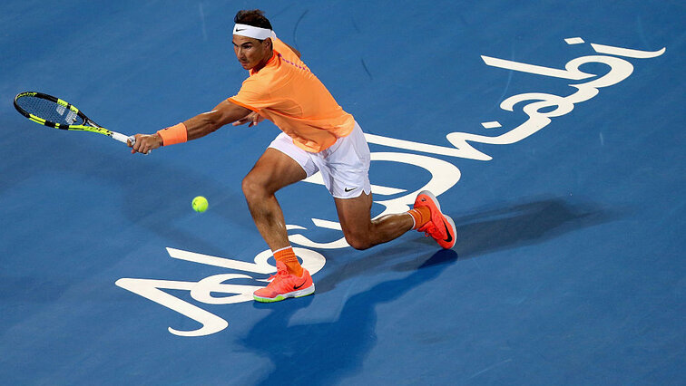 Rafael Nadal hat erst morgen sportliche Verpflichtungen in Abu Dhabi Rafael Nadal hat erst morgen sportliche Verpflichtungen in Abu Dhabi