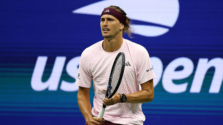 Alexander Zverev am Montagabend in Flushing Meadows