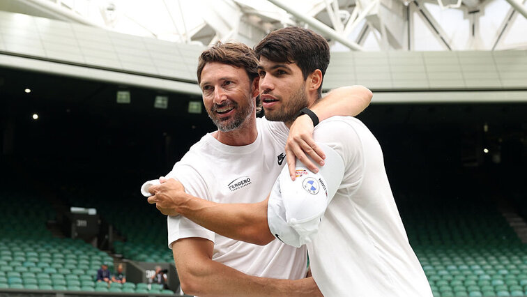 Juan Carlos Ferrero und Carlos Alcaraz sind Geschichte Juan Carlos Ferrero und Carlos Alcaraz sind Geschichte