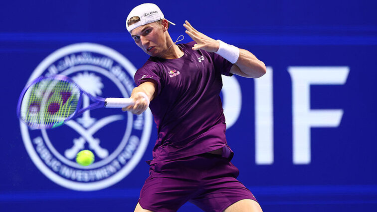 Im vierten Aufeinandertreffen konnte Nicolai Budkov Kjaer bei den Next Gen ATP Finals gegen Martin Landaluce seinen ersten Sieg feiern. Getty Images