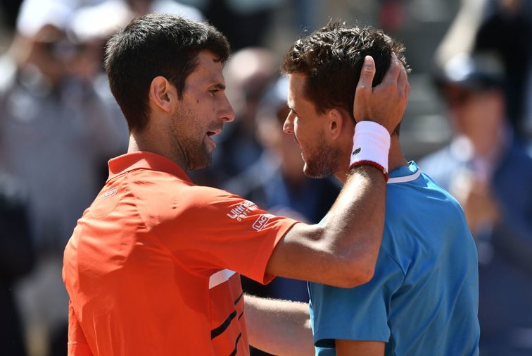 Novak Djokovic und Dominic Thiem
