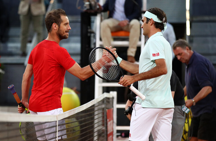 Roger Federer duelliert sich in Runde zwei mit Richard Gasquet