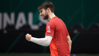 Jurij Rodionov zieht ohne Satzverlust ins Halbfinale des Challenger-Turniers in Koblenz ein.