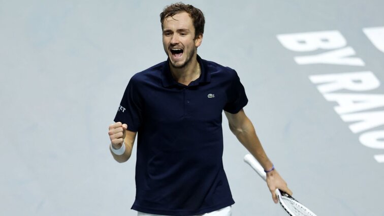 Daniil Medvedev machte im zweiten Einzel gegen Marin Cilic bei den Davis Cup Finals alles klar