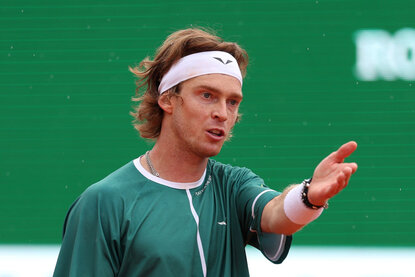 Andrey Rublev verlor gegen Alexei Popyrin in zwei Sätzen Andrey Rublev verlor gegen Alexei Popyrin in zwei Sätzen