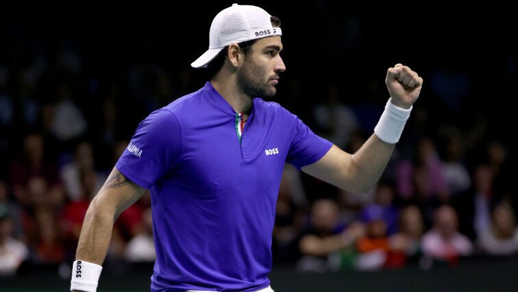 Matteo Berrettini hat gegen Botic van de Zandschulp vorgelegt