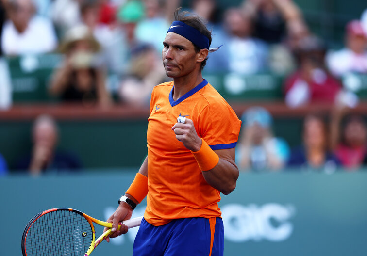 Rafael Nadal also defeated youngster Carlos Alcaraz in Indian Wells