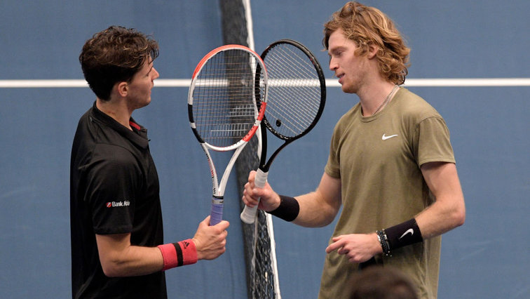 Andrey Rublev knows very well about Dominic Thiem's first opponent in Rome