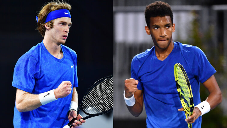 Das Match-Up im Endspiel von Madird lautet Andrey Rublev gegen Felix Auger-Aliassime