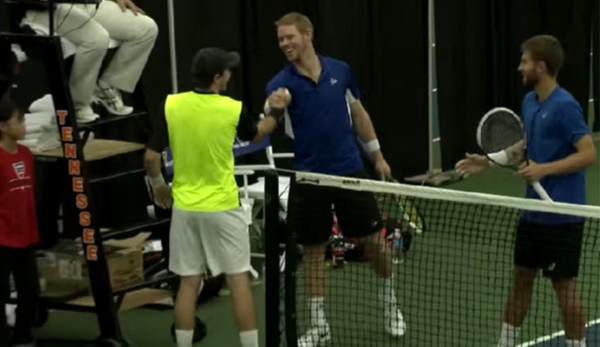 Genialer Schlag beim Doppelbewerb in Knoxville · tennisnet.com