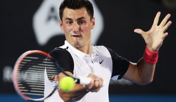 during day four of the Sydney International at Sydney Olympic Park Tennis Centre on January 13, 2016 in Sydney, Australia.