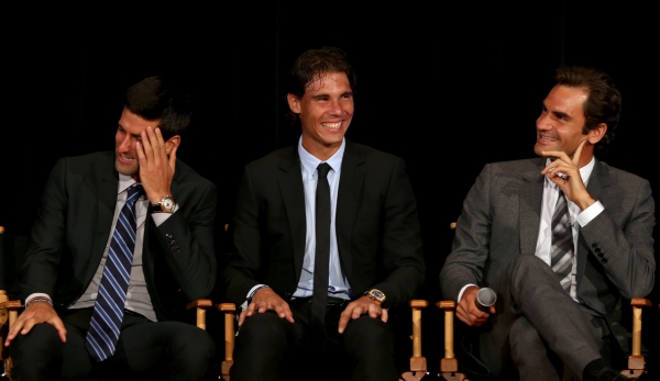 Novak Djokovic, Rafael Nadal, Roger Federer