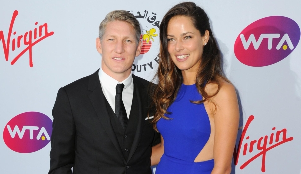 LONDON, ENGLAND - JUNE 25: Ana Ivanovic and Bastian Schweinsteiger attend the annual WTA Pre-Wimbledon Party presented by Dubai Duty Free at The Roof Gardens, Kensington on June 25, 2015 in London, England. (Photo by Eamonn M. McCormack/Getty Image...