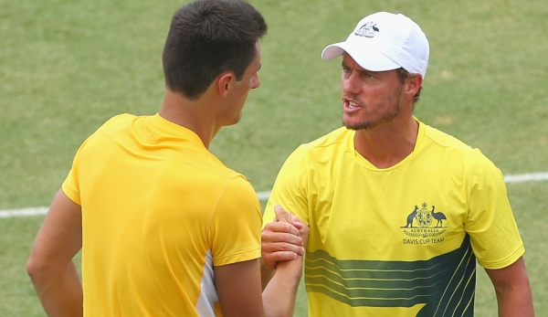 Bernard Tomic, Lleyton Hewitt - Davis Cup