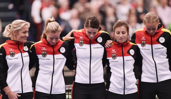 Barbara Rittner - Angelique Kerber - Andrea Petkovic - Annika Beck - Anna-Lena Grönefeld - Fed Cup