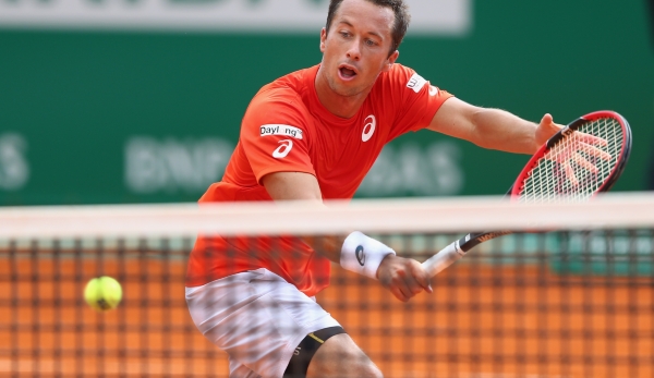 MONTE-CARLO, MONACO - APRIL 13: Philipp Kohlschreiber of Germany during his third round match against Stan Wawrinka of Switzerland uring the Monte Carlo Rolex Masters at Monte-Carlo Sporting Club on April 13, 2016 in Monte-Carlo, Monaco. (Photo by ...