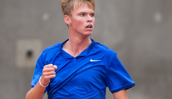 Louis Wessels (GER) macht die Faust und jubelt,Jubel,Emotion,Junior Boys
Tennis - French Open 2016 - Grand Slam ITF / ATP / WTA - Roland Garros - Paris - - France - 31 May 2016.