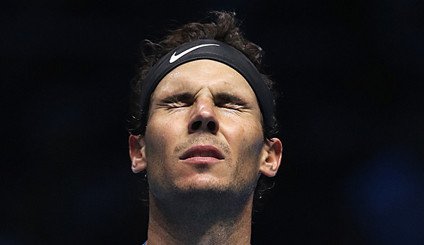 Rafael Nadal hat sich in die Weihnachtspause verabschiedet - unfreiwillig früh