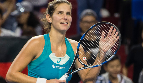 Julia Görges hatte 2017 oft ein Lächeln auf den Lippen