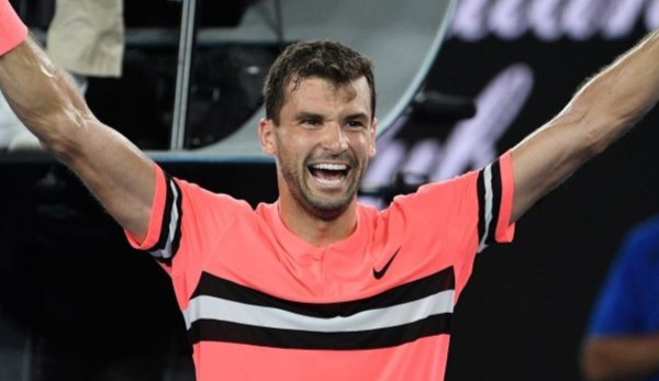 Grigor Dimitrov nach seinem Sieg über Nick Kyrgios