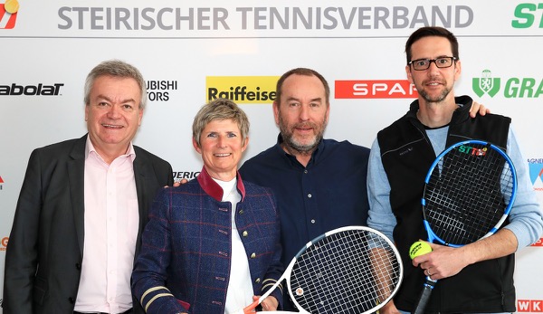 Anton Lang, Günter Bresnik, Barbara Muhr und Andreas Leber stellen das neue Projekt vor.