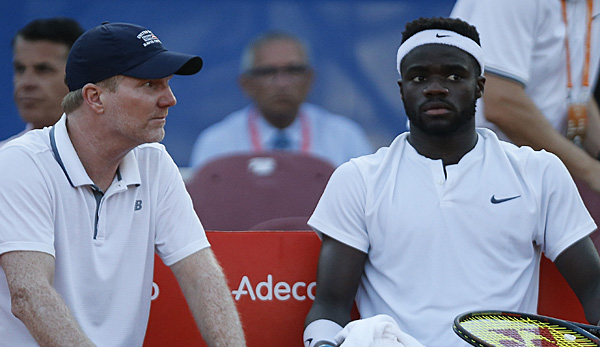 Jim Courier bei seinem letzten Davis-Cup-Match an der Seite von Frances Tiafoe