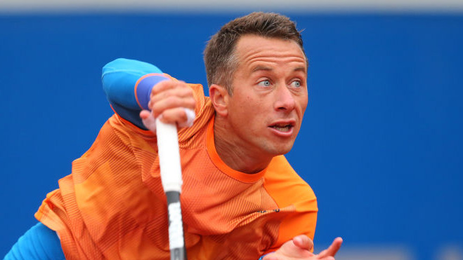 Philipp Kohlschreiber steht in Rom in Runde zwei