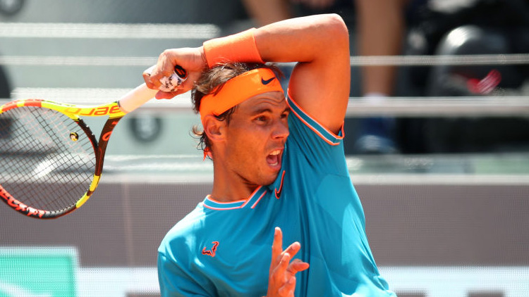 Rafael Nadal struggled hard with Fernando Verdasco